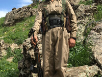 The Democratic Party of Iranian Kurdistan's (PDKI) armed wing, known as the Iranian peshmerga, located in the border near Iran continue thei...
