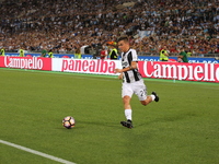 Paulo Dybala (Juventus FC) in action during the Italian Cup final between Juventus FC and SS Lazio at Olympic Stadium on may 17, 2017 in Rom...
