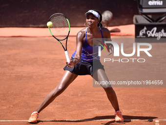Venus Williams (USA) during the match against Johanna Konta (GBR) at WTA Open Internazionali BNL D'Italia at the Foro Italico, Rome, Italy o...