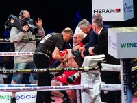 Diablo Wlodarczyk (POL) during the  IBF Cruiserweight final Eliminator match at Poznan Boxing Night, in Poznan, Poland, on 20 May 2017.  (