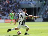 Paulo Dybala (Juventus FC) in action during the Serie A football match between Juventus FC and FC Crotone at Juventus Stadium on may 21, 201...
