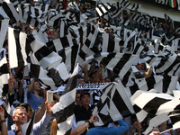 Juventus supporters during the Serie A football match n.37 JUVENTUS - CROTONE on 21/05/2017 at the Juventus Stadium in Turin, Italy.  (