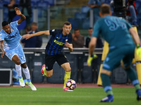 Serie A Lazio v Inter
Wallace of Lazio and Ivan Perisic of Internazionale at Olimpico Stadium in Rome, Italy on May 21, 2017.
 (