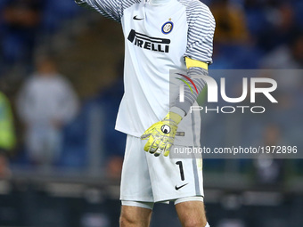 Serie A Lazio v Inter
Samir Handanovic of Internazionale at Olimpico Stadium in Rome, Italy on May 21, 2017.
 (
