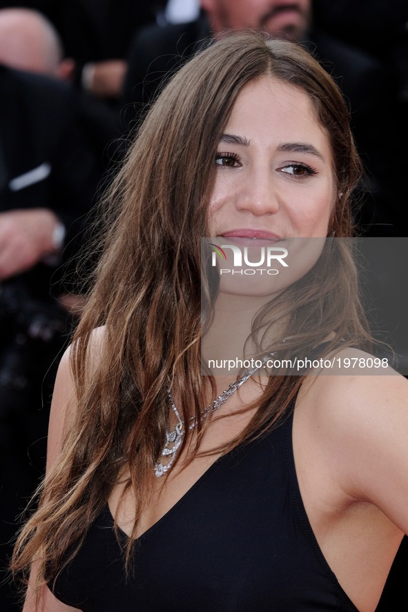 Izia Higelin at the 70th Anniversary Red Carpet Arrivals   during the 70th Cannes Film Festival at the Palais des Festivals. Cannes, France...
