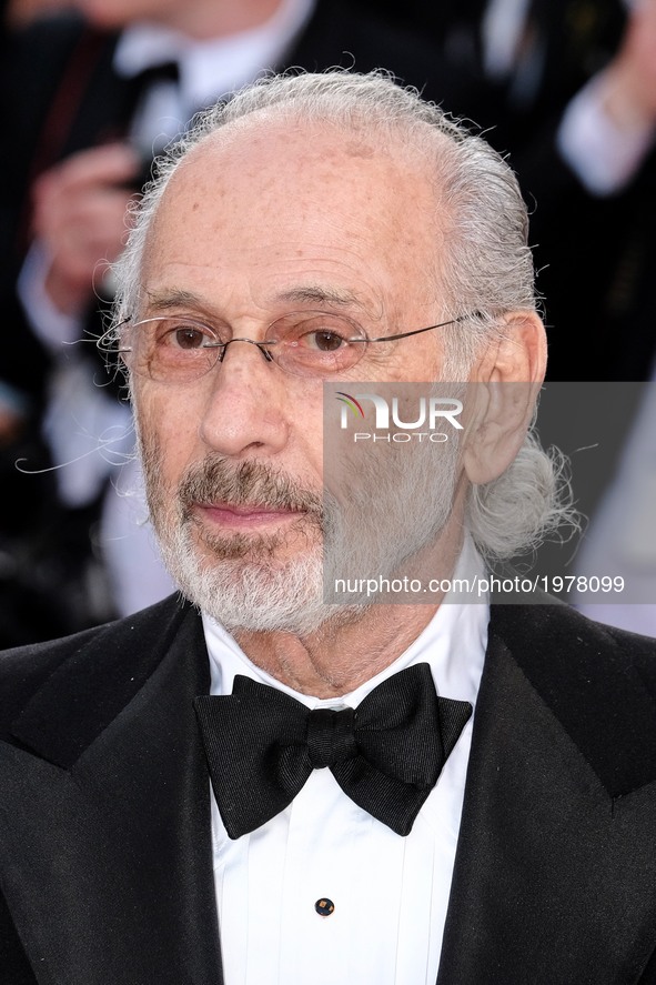 Previous Palm d'or winner Jerry Schatzberg  at the 70th Anniversary Red Carpet Arrivals   during the 70th Cannes Film Festival at the Palais...