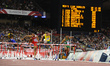 Athletes compete in the 110m hurdles at the 20th Commonwealth games in Hamden Park in Glas...