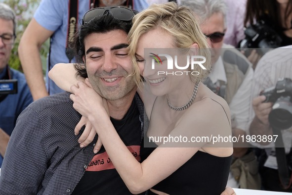 Diane Kruger , Fatih Akin at IN THE FADE Photocall during the 70th Cannes Film Festival at the Palais des Festivals. Cannes, France - Friday...
