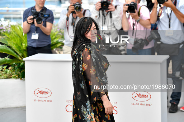 Director Lynne Ramsay of the film "You Were Never Really Here" poses for a photocall in Cannes, France on May 27, 2017. The film "You Were N...