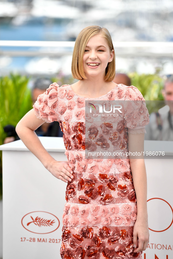 Actress Ekaterina Samsonov of the film "You Were Never Really Here" poses for a photocall in Cannes, France on May 27, 2017. The film "You W...