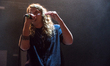 English poet, spoken-word artist and playwright Kate Tempest performs live on stage at O2...