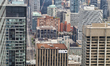 Elevated view of buildings in downtown Toronto, Ontario, Canada, on 29 May 2017. . 