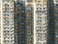 A general view of a typical appartment block seen from Yellow Crane Tower site situated on Sheshan (Snake Hill).
On Monday, September 14, 20...