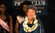 Honoree Helen Zia, Womens Media Center - Print Journalist of the Year, speaks at Vote It L...