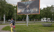 An advertisement for the movie Mummy starring Tom Cruise is seen in Brest, Belarus on 1 Ju...