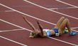 (140802) -- GLASGOW, August 2, 2014 () -- Lynsey Sharp of Scotland celebrates after the wo...