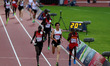(140802) -- GLASGOW, Aug. 2, 2014 () -- Moses Kipsiro (R) of Uganda competes during the me...
