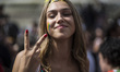 People attend a gay pride parade as part of Roma Pride 2017 in downtown Rome on June 10, 2...