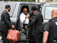Bill Cosby walks in upon arrival for the sixth day of deliberations the aggravated indecent assault trail of the jury at Montgomery Courthou...