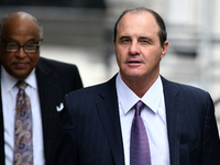 Ahead of entertainer Bill Cosby, his defense attorney Brian McMonagle and Angela Agrusa arrive for the sixth day of jury deliberations in th...
