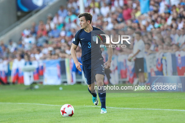 Ben Chilwell (ENG)  during the UEFA U-21 European Championship Group A football match Slovakia vs England in Kielce, Poland on June 19, 2017...