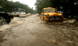 Waterlogged kolkata after heavy Rainfall on June 20,2017 in Kolkata,India ,The rain relief...