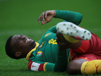 Benjamin Moukandjo of the Cameroon national football team reacts during the 2017 FIFA Confederations Cup match, first stage - Group B betwee...