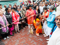 Community Indu take part at Ratha Yatra Festival in Rotterdam, Netherland, on June 25th, 2017. The Festival of the Chariots, also known as R...