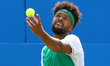Jo-Wilfried Tsonga FRA against Gilles Muller LUX during Round Two match on the third day o...