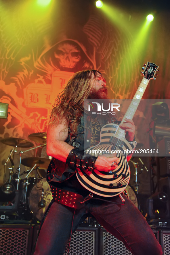 Zakk Wylde performs in concert with Black Label Society at Emo's on August 1, 2014 in Austin, Texas. 