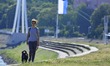 Daily life in the city on the river Drava on 2nd Jul 2017 in Osijek, Croatia. 