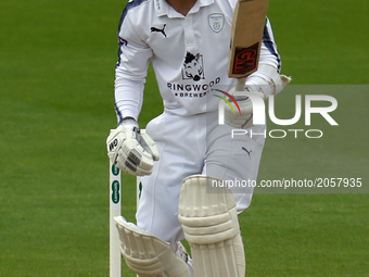 Lewis McManus of Hampshire ccc 
during the Specsavers County Championship - Division One match between Surrey and Hampshire at  The Kia Oval...