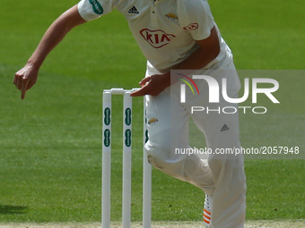 Surrey's Sam Curran
during the Specsavers County Championship - Division One match between Surrey and Hampshire at  The Kia Oval Ground in L...