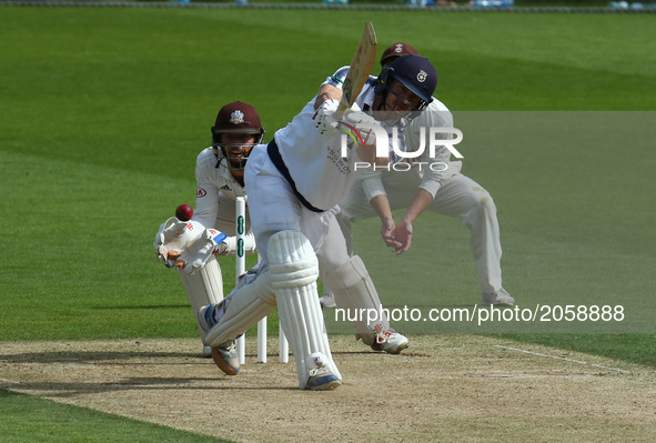 Jimmy Adams of Hampshire ccc
during the Specsavers County Championship - Division One match between Surrey and Hampshire at  The Kia Oval Gr...