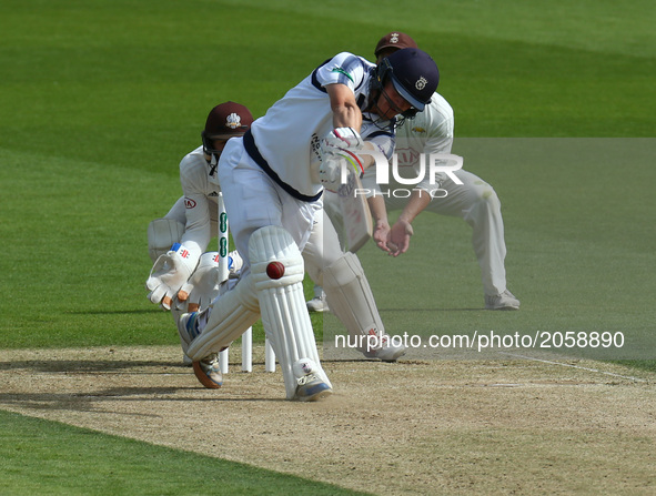 Jimmy Adams of Hampshire ccc
during the Specsavers County Championship - Division One match between Surrey and Hampshire at  The Kia Oval Gr...