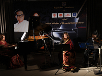 International Piano artist Rajlakshmi perform  during a tribute to Veteran Bengali singer Hemanta Mukhopadhyay song on July 06,2017 in Kolka...