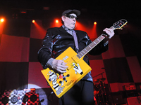 Rick Nielsen performs with Cheap Trick at Emo's on May 16, 2014 in Austin, Texas. (