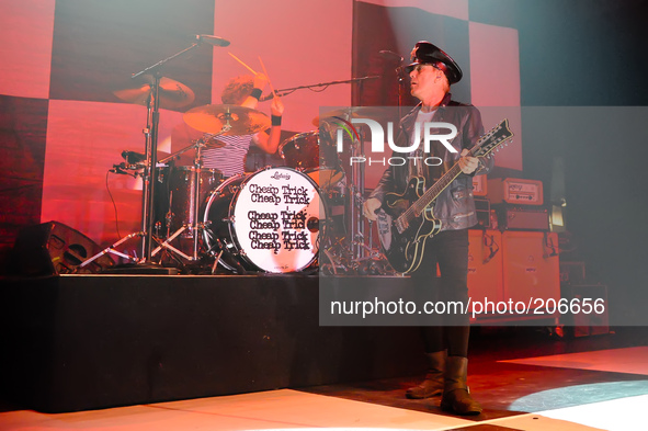 Robin Zander performs with Cheap Trick at Emo's on May 16, 2014 in Austin, Texas. 