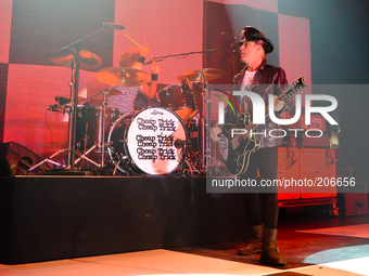 Robin Zander performs with Cheap Trick at Emo's on May 16, 2014 in Austin, Texas. (