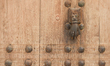 A view of a knocker and a traditional door inside Rabat's Kasbah of the Udaya.On Friday,...