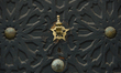 A view of a knocker and a traditional door inside Rabat's Kasbah of the Udaya.On Friday,...