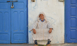 A view of a man sitting on the street inside Rabat's Kasbah of the Udaya.On Friday, June...