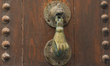 A view of a knocker and a traditional door inside Rabat's Kasbah of the Udaya.On Friday,...