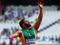  Kerwin Noemdo of South Africa compete in Men's Shoot Put T46 Final during IPC World Para Athletics Championships at London Stadium in Londo...