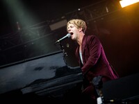 The english singer and song-writer Tom Odell pictured on stage as he performs at Moon&Stars 2017 in Locarno, Switzerland on 19 July 2017....