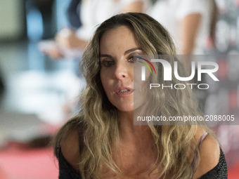Kate del Castillo attends Platino Awards 2017 press conference on July 21, 2017 in Madrid, Spain.  (