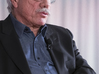 Edward James Olmos attends Platino Awards 2017 press conference on July 21, 2017 in Madrid, Spain. (