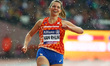 Marlou van Rhijn of Nederland winner of Women's 200m T44 Finalduring World Para Athletics...