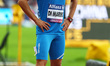 Italy first leg runner compete Men's 4 x 100m Relay T42-47during World Para Athletics Cha...