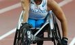 Amanda Kotaja of Finland winner of  Women's 100m T54 Final during World Para Athletics Cha...